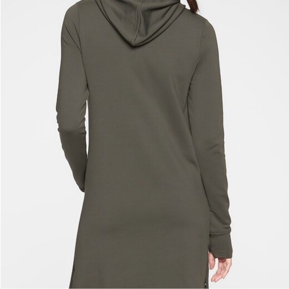 Athleta Surrey Hills Hoodie Sweatshirt Dress with Kangaroo Pocket. Size Small - Picture 7 of 13